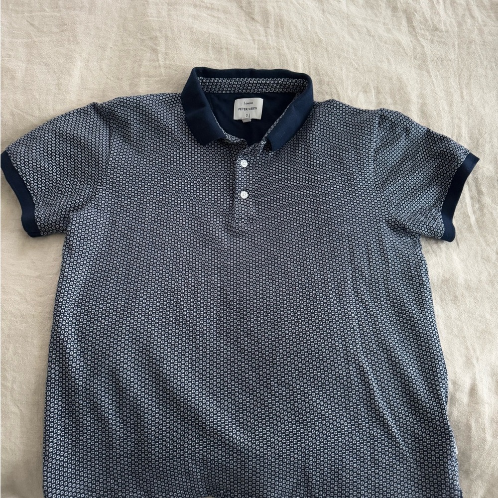 Men’s Peter Werth Patterned Polo Shirt